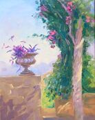 Terrace wall Elounda. Crete