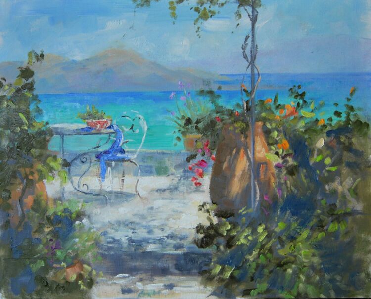 View from my terrace. Elounda Crete