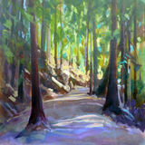 Path at Margaret Falls 18x18