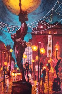 Leeds City Statues: Lights and Life