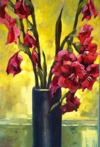 I'll Save the Last Dance for You, oil on board