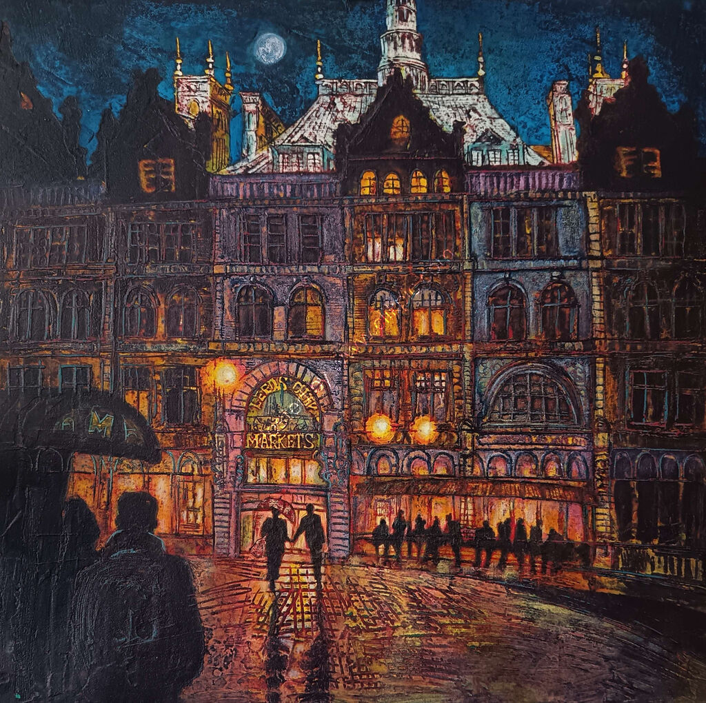 Leeds City Markets: Winter Night