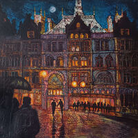 Leeds City Markets: Winter Night