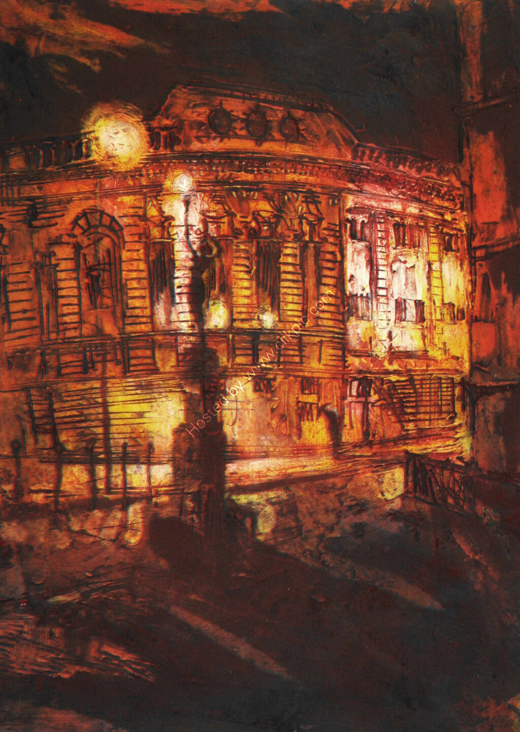 Statues at the Edge of the Square