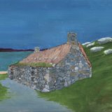 Blackhouse, Harris - cream mount. Overall size 16x12 inches/ 40.5x30.5 cms £30 inc p&p UK only. Contact for overseas postage