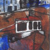 In Harbour - white mount, white frame. Overall size 13.75x16.6 inches/34.5x32.3 cms £55 inc p&p UK only. Contact for overseas postage