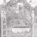 Kellie Castle 2 - in a cream mount. Overall size 14x11inches/35.5x27.5 cms £25 inc p&p UK only. Contact for overseas postage