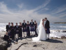 On the Atlantic Shore, Co Clare. Spanish Point wedding.