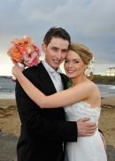 Jonathan and Carol at Spanish Point Beach.
