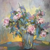 Roses and peonies SOLD SOLD