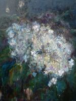Climbing Hydrangea, Oil, 2010, (Framed)