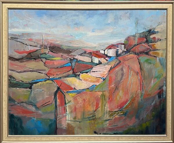 Windmill, Spanish landscape