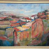 Windmill, Spanish landscape