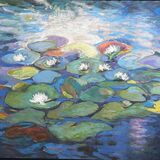 Waterlilies of Gunnersbury Park , London