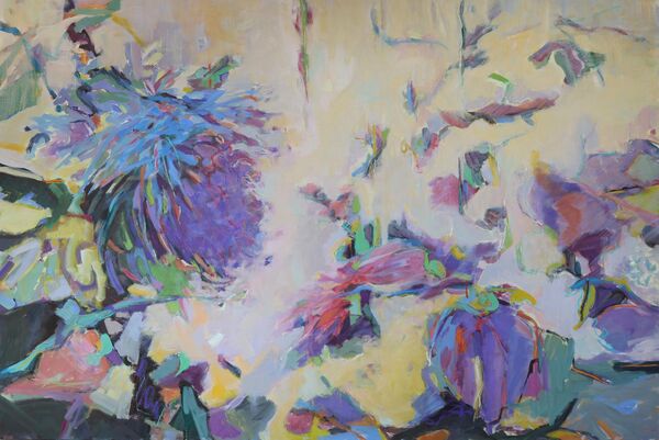 Spring's gentle touch, a vibrant haze