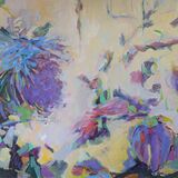 Spring's gentle touch, a vibrant haze