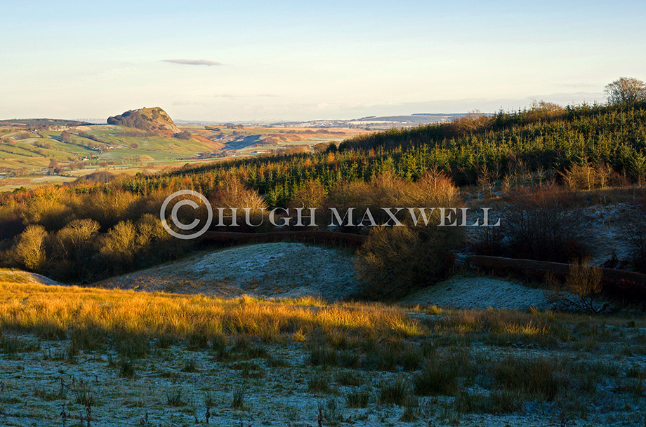 Winter light on Changue Hill