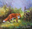 Out-foxed Again    <p style="font-size:12pt;">(SOLD)</p>