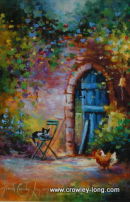 Taking the Evening Sun   <FONT COLOR="FAEBD7"><font size="3">(SOLD)</FONT></font>