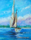 That Feeling When Your Boat Comes In. (16 x 12 inches)