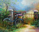 Daisy at the Gate  <p style="font-size:12pt;">(SOLD)</p>