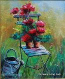 Grandmammas Geraniums (SOLD)