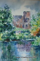 Castle reflections, Carlow <p style="font-size:12pt;">(SOLD)</p>