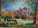 Grazing in the Beeches, Clongowes <p style="font-size:12pt;">(SOLD)</p>