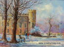 Snow on Snow, Clongowes <p style="font-size:12pt;">(SOLD)</p>