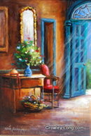 The Fleeting Flower Arranger  SOLD