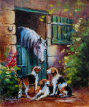 A Hunter Reminisces  <p style="font-size:12pt;">(SOLD)</p>