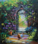 Up the Garden Path  <p style="font-size:12pt;">(SOLD)</p>