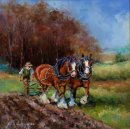 Ploughing Match (16insx16ins) Sold