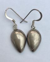 Silver teardrop earrings