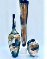 Collection of sculptural pots.
