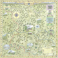 Aspinal of London 'The Great British Season' scarf design