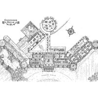 Goodwood House - floor plan for wedding brochure