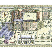 'New Hall' garden map