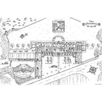 The Kennels, Goodwood - floor plan for wedding brochure