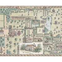 'Wortley House' garden map
