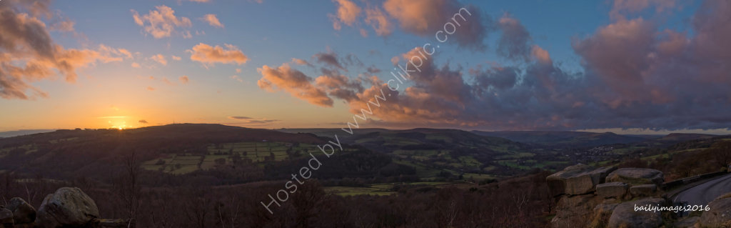Winter sunset