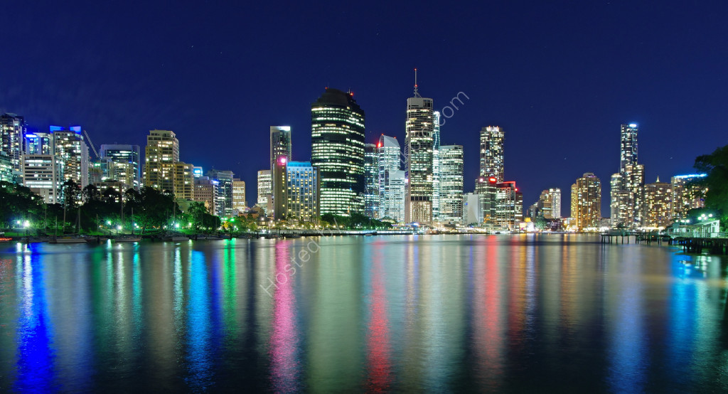 Brisbane at night