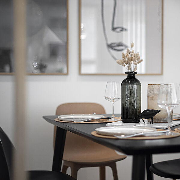 Utsnitt fra spisestue