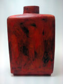 red vase
