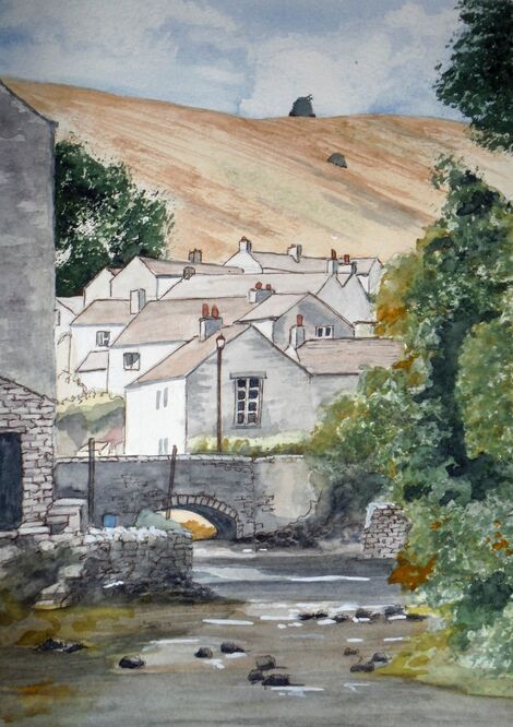Castleton Village Derbyshire