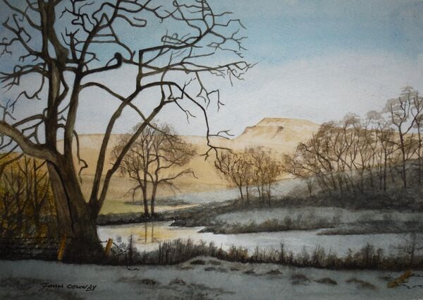 Ingleborough from Bobbys Pond