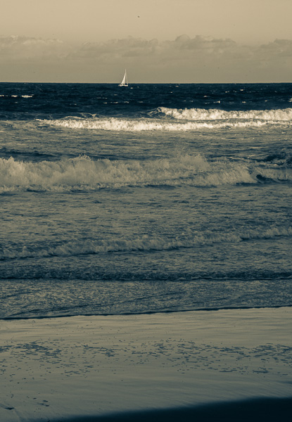 Yacht and surf