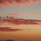 Valley sunset