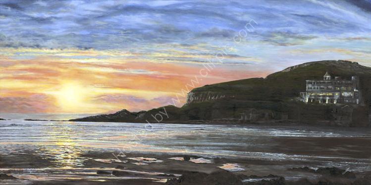 Burgh Island Sunset