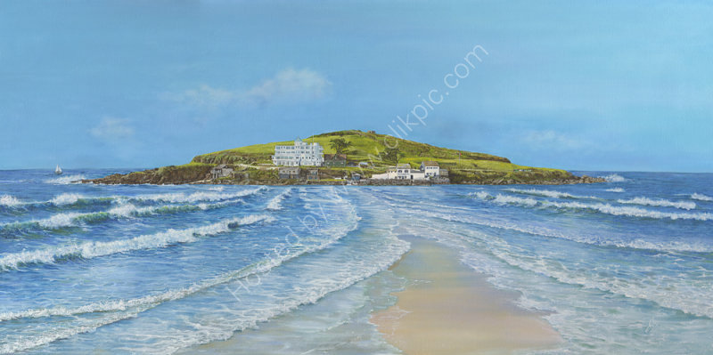 Surf at Burgh Island